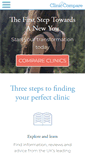 Mobile Screenshot of cliniccompare.co.uk