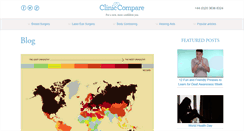 Desktop Screenshot of blog.cliniccompare.co.uk