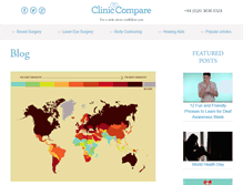Tablet Screenshot of blog.cliniccompare.co.uk